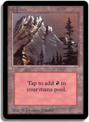 Mountain (B) [Red Sky Behind Tall Tree]